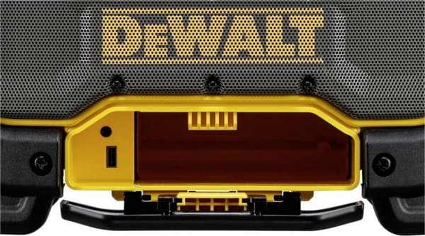 DeWALT DCR027 18V Li-Ion batteri DAB + Konstruktionsradio med ladefunktion - virker på netstrøm & batteri