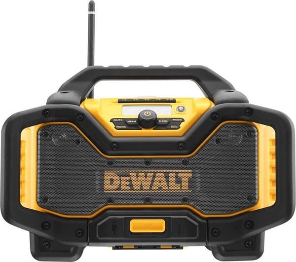 DeWALT DCR027 18V Li-Ion batteri DAB + Konstruktionsradio med ladefunktion - virker på netstrøm & batteri