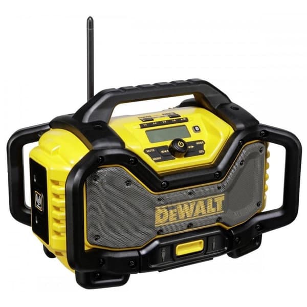 DeWALT DCR027 18V Li-Ion batteri DAB + Konstruktionsradio med ladefunktion - virker på netstrøm & batteri