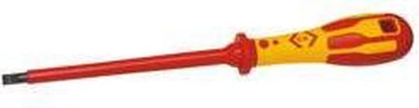 VDE platt skruvmejsel CK Dextro VDE T49144-065 Huvudbredd: 6,5 mm Huvudlängd: 150 mm