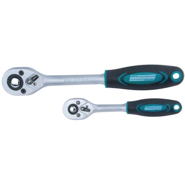 Brüder Mannesmann 98415 115-delt fatningssæt - 1/4" og 1/2"