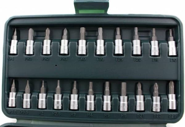 Brüder Mannesmann 2040 Hylsnyckelset Metrisk 1/4 (6,3 mm) 46 delar