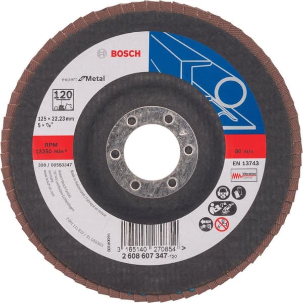 Bosch Slibeskive 125 mm - 22,23 mm - 120