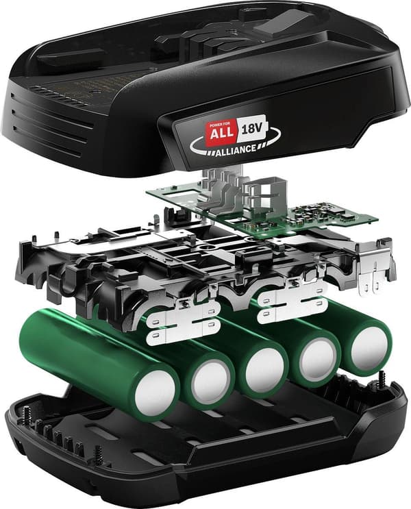 Bosch 18V Alliance Værktøjsbatteri og oplader - Startsæt - Med 1x 18V batteri og 2,5 Ah oplader