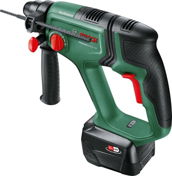 UniversalHammer 18V | 2,0 J | 4,0 Ah batteri + oplader | I transportsag