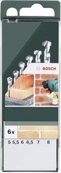 Miniatyrbild 2 av 3: Bosch - 6-delat murborrset