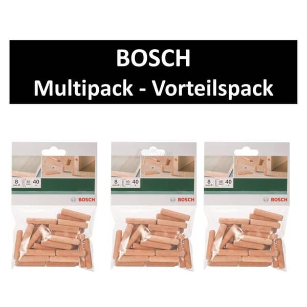Bosch - Dyvler 8 mm, 40 mm