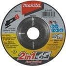 Makita - slipskiva - för metall - 10 stycken - 125 mm - korn: SA46P - för Makita GA005GZ, GA008GM201, GA008GZ, XGT GA005GZ