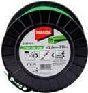 Makita - trådbitar - för gräs - 2 mm - längd: 310 m - för Makita DUR190, DUR191, DUR192, DUR194, DUR368, XGT UR002GZ01