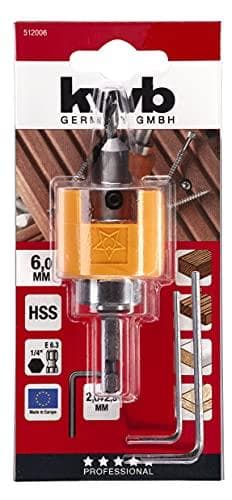 kwb 512006 wood twist drill 6 mm 1 piece (512006)