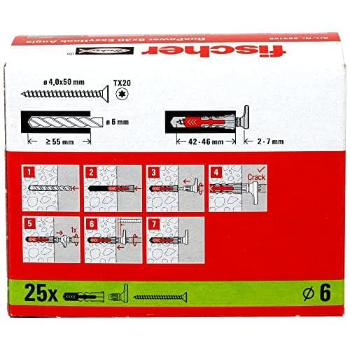 Fischer dowels 564168 25 pcs. (564168)