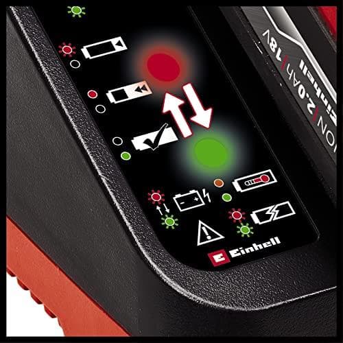 EINHELL Power X-Car Charger 3A - PXC-oplader til alle Power X-Change-batterier (3A hurtigopladningsteknologi | LED-indikator for ladeniveau | 12V stik