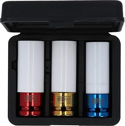 KS TOOLS 1/2" alumiinivanteet iskuhylsysarja, 3 kpl (515.1005)