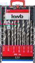 Miniatyrbillede 3 af 4: kwb 109119 stenspiralborsæt 19 stykker 1 mm, 10 mm 19 stykker (109119)