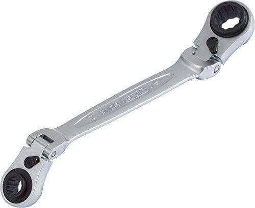 KS TOOLS 10,20 cm (4") 1 GEARplus vendbar dobbeltringnøgle, 10x13-17x19 mm (503.4745)