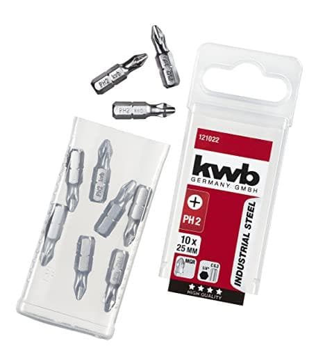 kwb 121022 Phillips bit PH 2 steel 10 pcs. (121022)