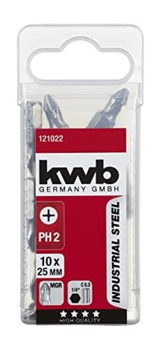 kwb 121022 Phillips bit PH 2 steel 10 pcs. (121022)