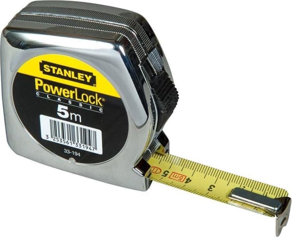 STANLEY Måttband Powerlock - 5 m - 19 mm