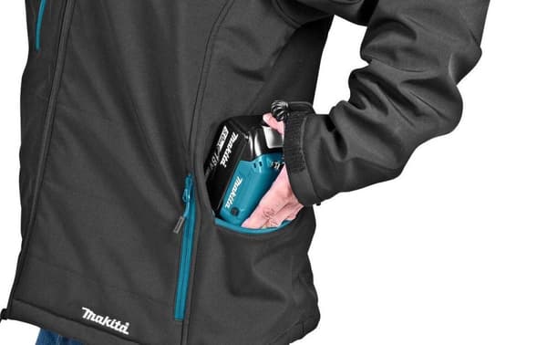 Makita DCJ205ZM 18V batteriuppvärmd jacka - M