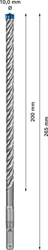 Bosch Professional 10 x Expert SDS plus-7X hammerbor til armeret beton, diameter 10,00 x 265 mm, tilbehør til hammerbor