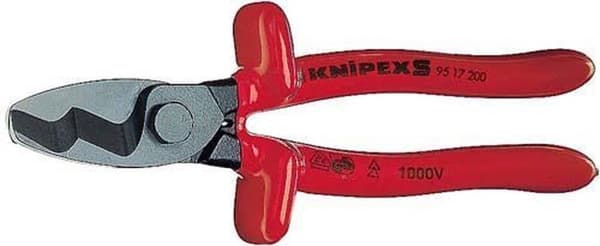 Knipex 95 17 200 Kabelskærer Velegnet til (strippeteknik) Alu- og kobberkabel, enkelt- og flerleder 20 mm 70 mm² 0
