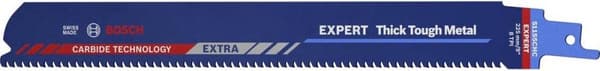 Bosch Accessories 2608900370 EXPERT “Thick Tough Metal” S 1155 CHC sahanterä, 10 kpl Sahanterän pituus 225 mm 10 kappaletta