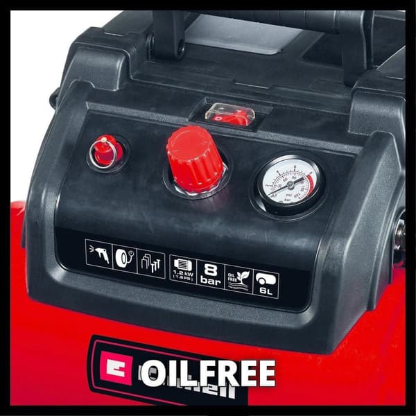 Einhell TC-AC 190/6/8 OR Set Pneumatisk kompressor 6 l 8 bar