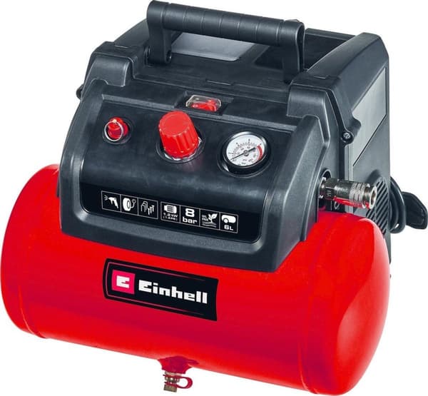 Einhell TC-AC 190/6/8 OR Set Pneumatisk kompressor 6 l 8 bar