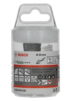 Bosch Best for Ceramic DRYspeed - fräshuvud - för keramik - 20 mm - X-LOCK (2608599038)