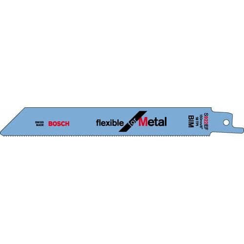Bosch fleksibel til Metal S 922 EF - sabel savklinge - til metal - 2 stk - længde: 150 mm - bredde: 19 mm (2608656038)