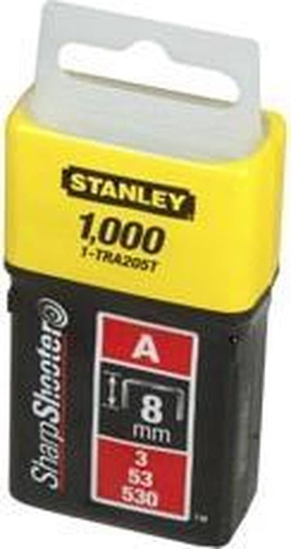 Stanley by Black & Decker Staples Type A 8 mm 1000 stk 1 stk 1-TRA205T (1-TRA205T)