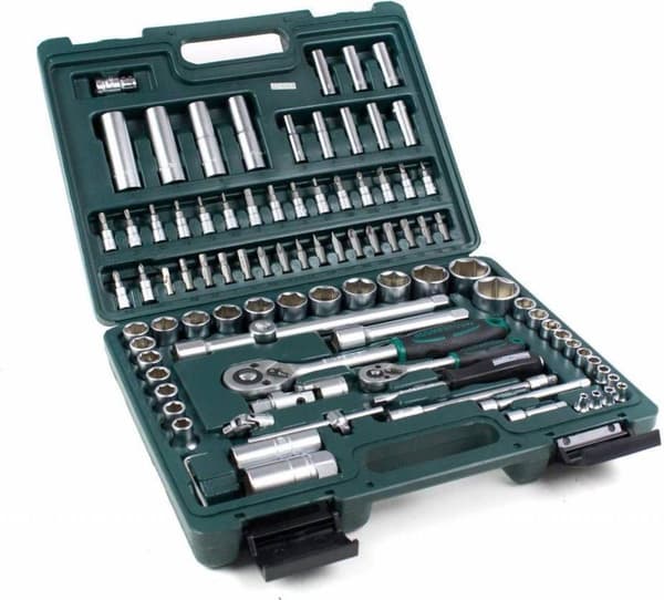 Brüder Mannesmann topnøglekasse 6,3 mm (1/4") og 12,5 mm (1/2") 94 stk. (M98410)
