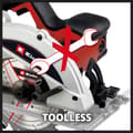 Miniatyrbillede 5 af 9: Einhell TC-CS 1250 rundsav 165 mm 1250 W (4331040)