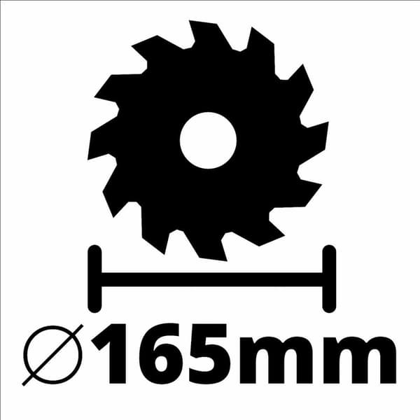 Einhell TC-CS 1250 rundsav 165 mm 1250 W (4331040)