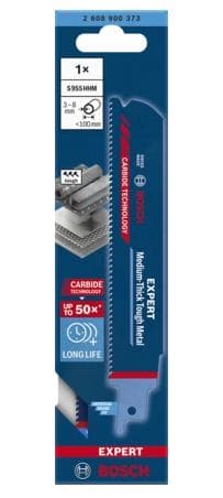 Bosch Expert Medium-Thick Tough Metal S 955 HHM - savklinge - til stålrør, stål, profiler, rustfri stålplader - længde: 150 mm - bredde: 25 mm