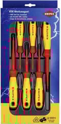Miniatyrbild 3 av 5: Knipex VDE skruvmejselsats, 6-delad Pozidriv, Phillips (00 20 12 V03)