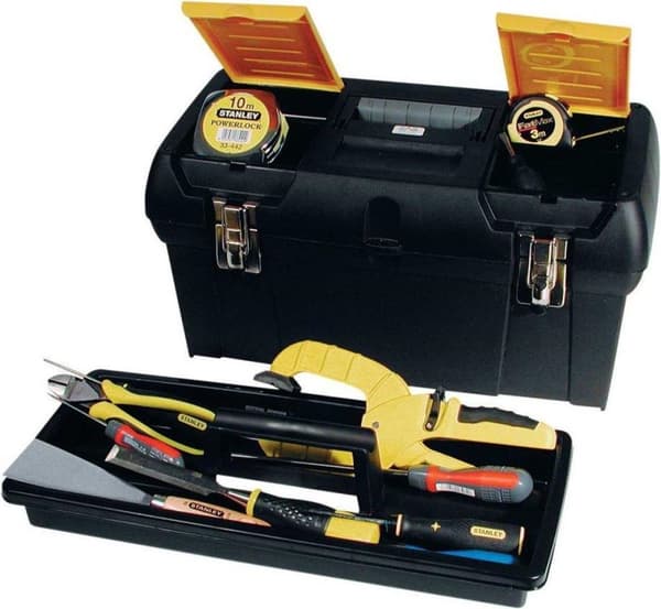 Stanley by Black & Decker 1-92-066 Værktøjskasse Sort, Gul