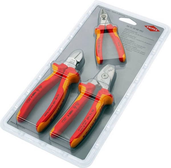 Knipex Super-Knirps® 00 31 30 BK V02 tångset (00 31 30 BK V02)