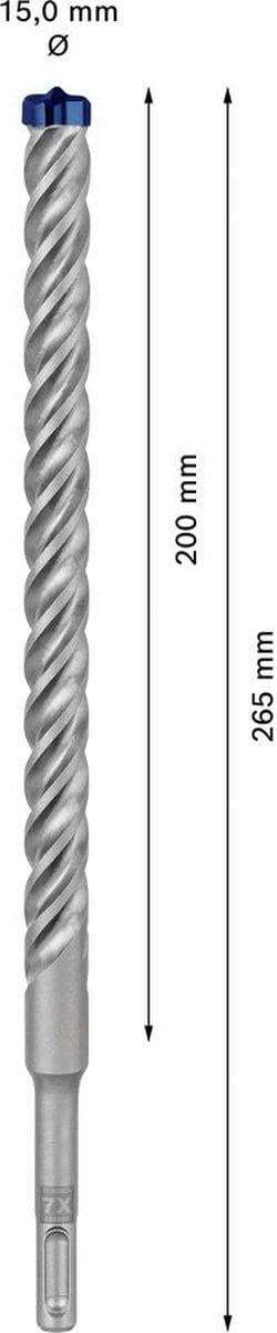 Bosch Expert SDS-plus-7X - bor - hammerbit - 15 mm - SDS-plus - længde: 265 mm