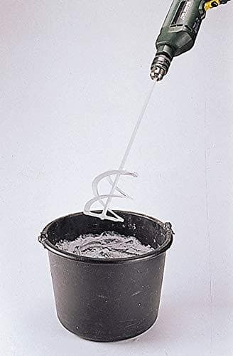 kwb Betong- och murbruksomrörare M14 för borrar, färgblandare med storlek 120 x 590 mm, blandarstav lämplig för behållare på 10 - 15 liter, minimum 70