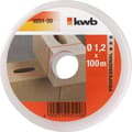 Miniatyrbild 5 av 7: kwb 925120 murarsnöre 1,2 mm röd 100 m (925120)