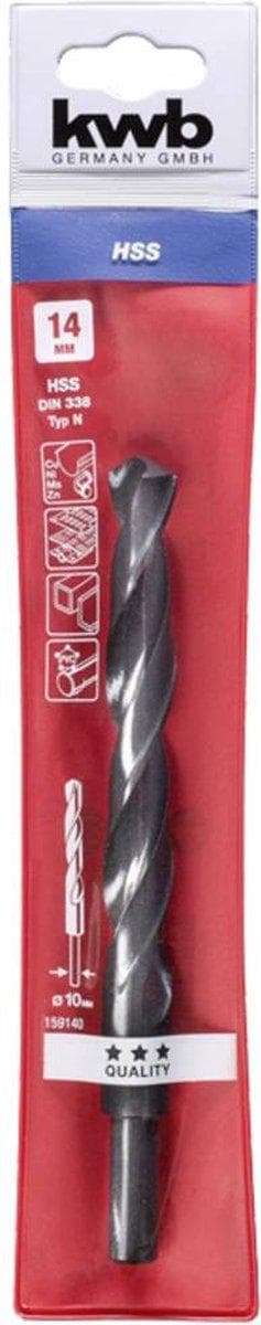 kwb 159140 spiralborr i metall 14 mm DIN 338 1 st (159140)