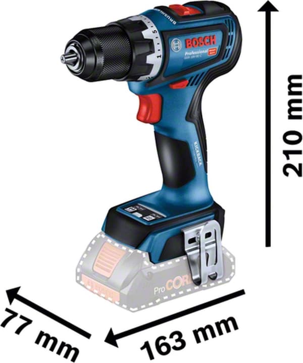 BOSCH GSR 18V-90 C 2x 4,0Ah Proko. LBOXX 06019K6004 (06019K6004)