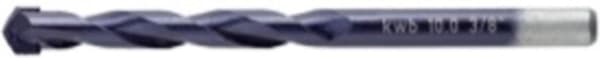 kwb 051380 glas- og flisebor 1 stk 8 mm total længde 120 mm cylindrisk skaft 1 stk (051380)