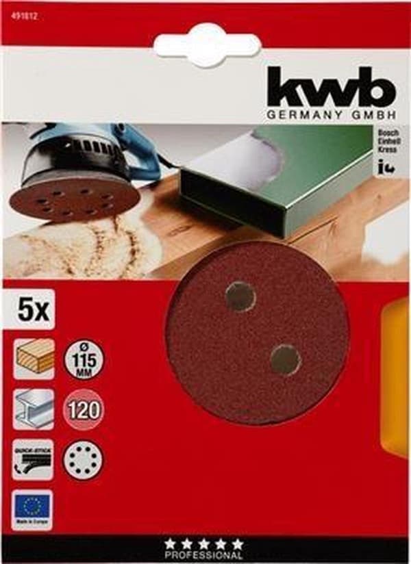 kwb 491812 diameter 115 mm 5 st (491812)