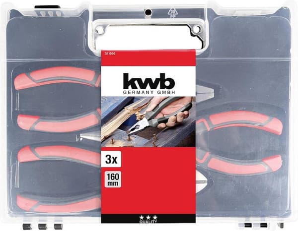 kwb 381090 tångset, 3 delar (381090)