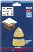 Pikkukuva 4 / 7: Bosch Accessories EXPERT C470 2608900886 orbitaalihiomapaperi rei'itetty raenumero 40 (P x L) 102 mm x 93 mm 10 kpl (2608900886)