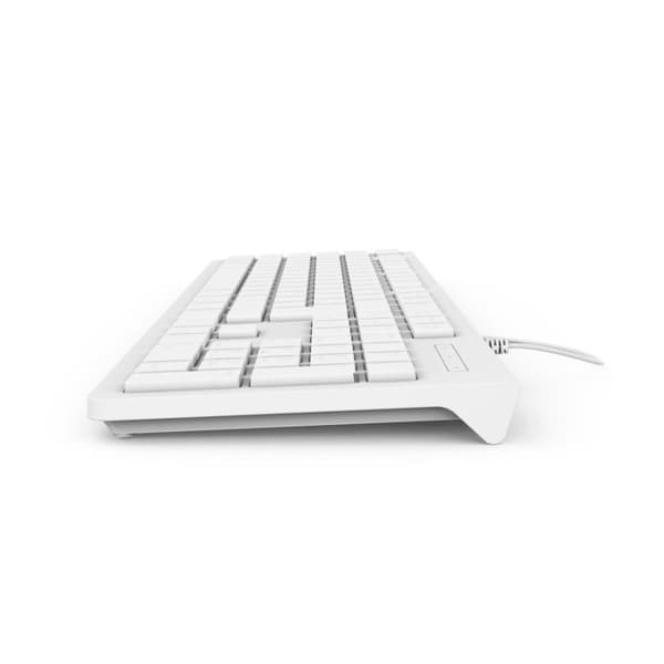 Hama KC-200 näppäimistö USB QWERTZ German White