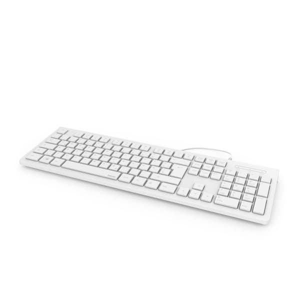 Hama KC-200 näppäimistö USB QWERTZ German White