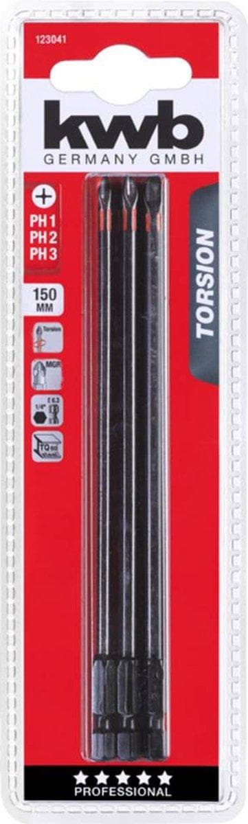 kwb 123041 bit sæt, 3 styk (123041)